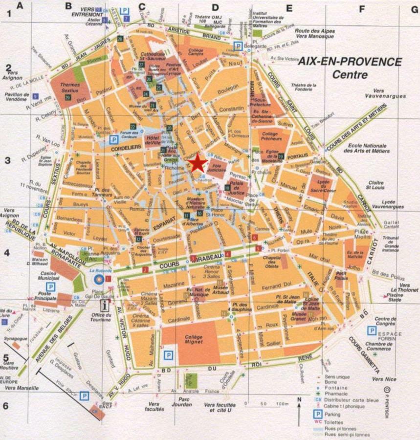 Beau 3 Pieces 83 M2 Au Coeur Du Centre Historique D'aix En Provence Apartment